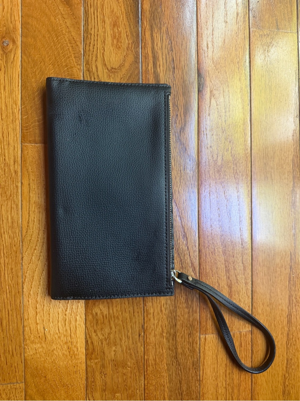 kate spade Black Leather Wristlet Wallet with Detachable Strap - Picture 2 of 4